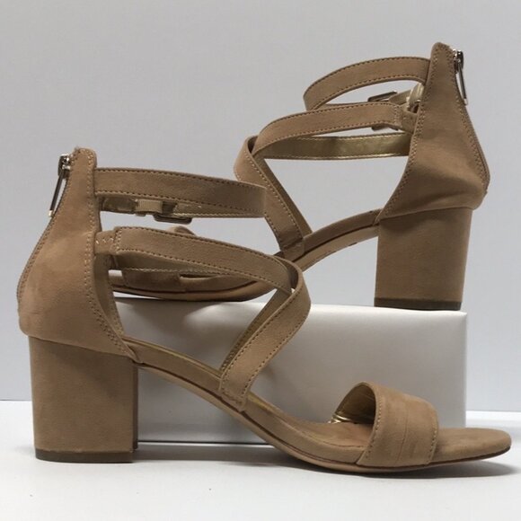 Circus by Sam Edelman "Stella" Block Heel Sandal in Tan - Picture 7 of 16